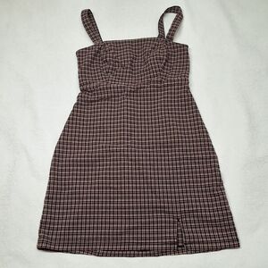 Hollister Plaid Sleeveles Dress Size XS